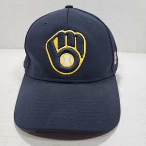 Milwaukee Brewers‎ Navy OC Sports Hat One Size Adjustable Hook Loop